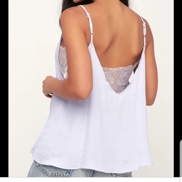 NWT FREE PEOPLE DEEP V BANDEAU CAMI (S) - Picture 2 of 7
